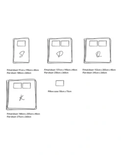 Cotton Double Sheet Set In Green/Beige -Furniture Series Store 884106730 3 720x928