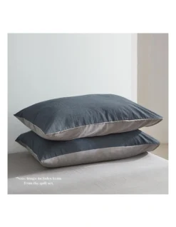 Cotton King Sheet Set In Blue/Dark Grey -Furniture Series Store 884107090 4 720x928