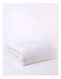 Australian Wool Rich Cotton Quilt In White