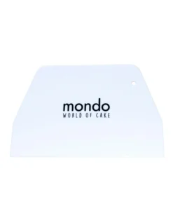 MONDO Icing Scraper Plastic 19x12cm White