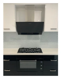 5 Burner Gas On Black Krystal Glass Cooktop With Wok Burner 90cm GCTK9012 -Furniture Series Store 888099220 3 1 720x928