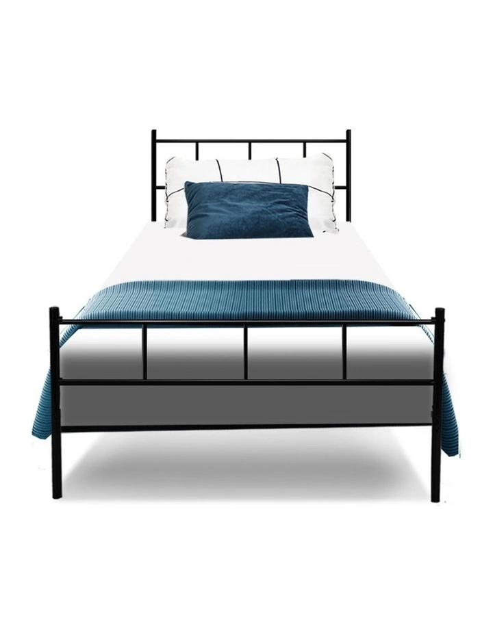 Sol Metal Bed Frame Single Size Black 6 Sol Metal Bed Frame Single Size Black - Image 4