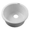 Stone Kitchen Sink Round 430MM Granite White -Furniture Series Store 888634900 1 720x928
