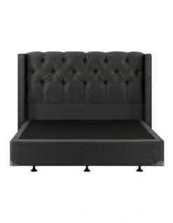 Luxor Tufted & Wing Headboard 120 Obsidian -Furniture Series Store 893596780 3 720x928