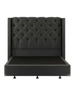 Luxor Tufted & Wing Headboard 150 Obsidian -Furniture Series Store 893596870 3 720x928