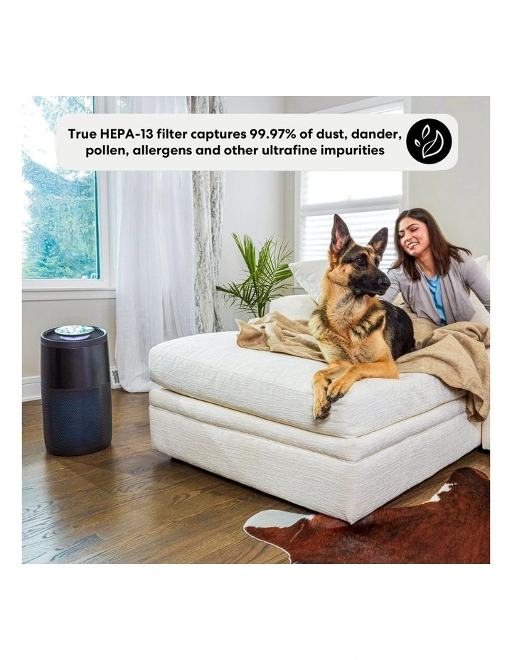 Air Purifier AP300 Plasma Ion Technology & HEPA-13 Filter Large Black 150-0037-01-AU 5 Air Purifier AP300 Plasma Ion Technology & HEPA-13 Filter Large Black 150-0037-01-AU - Image 3