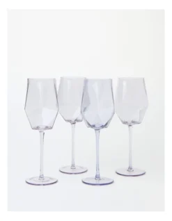 Geo Red Wine Glass Set Of 4 In Purple Heather 10 Geo Red Wine Glass Set Of 4 In Purple Heather -Furniture Series Store 896255380 4 720x928