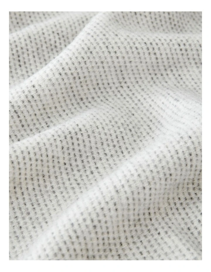 Clara Blanket In Bone 4 Clara Blanket In Bone - Image 2