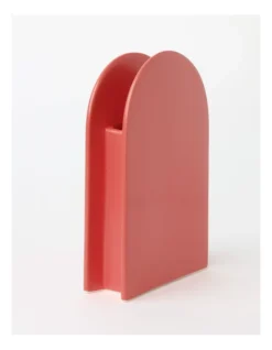 Eli Large Flat Arched Ceramic Vase 16x5x23.5cm In Pink -Furniture Series Store 897112360 2 720x928