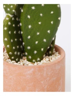 Artificial Cactus In Cement Pot 26x12x12cm In Green/Terracotta -Furniture Series Store 898193980 3 720x928