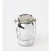 Heritage Solar LED Mercury Jar 7x8x13cm In Silver -Furniture Series Store 898196500 1 720x928