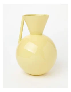 Dola Decorative Vase 18x18x28cm In Powder Yellow