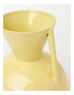 Dola Decorative Vase 18x18x28cm In Powder Yellow -Furniture Series Store 898365160 3 720x928