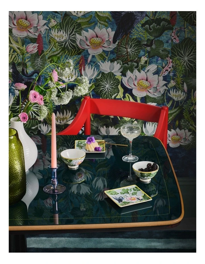 Wedgwood Wonderlust Waterlily 14.6cm Tray In Multi 4 Wedgwood Wonderlust Waterlily 14.6cm Tray In Multi - Image 2