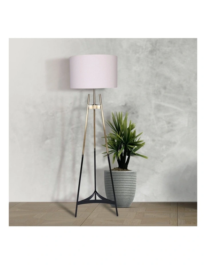 Tripod Electric Floor Lamp Gradient Finish Natural 4 Tripod Electric Floor Lamp Gradient Finish Natural - Image 2