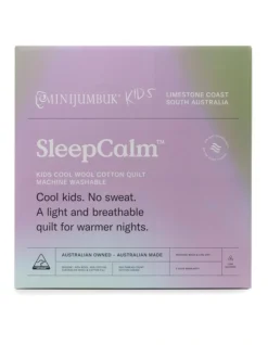 SleepCalm Kids Cool Wool Cotton Quilt
