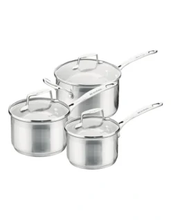 Scanpan Impact 3 Piece Saucepan Set
