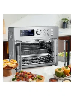 Multifunctional 25L Air Fryer In Silver -Furniture Series Store 908410870 3 1 720x928