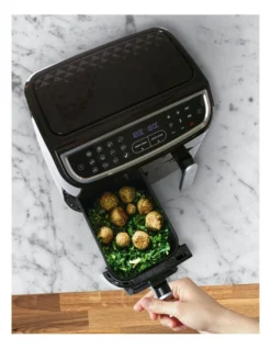 2-Basket 12-in-1 Digital Air Fryer In Black -Furniture Series Store 908411050 3 1 720x928