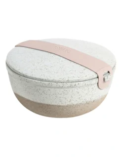 Mindful Health Bowl In Pink/Cream