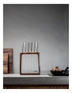Global Hashira 7 Piece Knife Block Set Walnut -Furniture Series Store 911432620 3 720x928