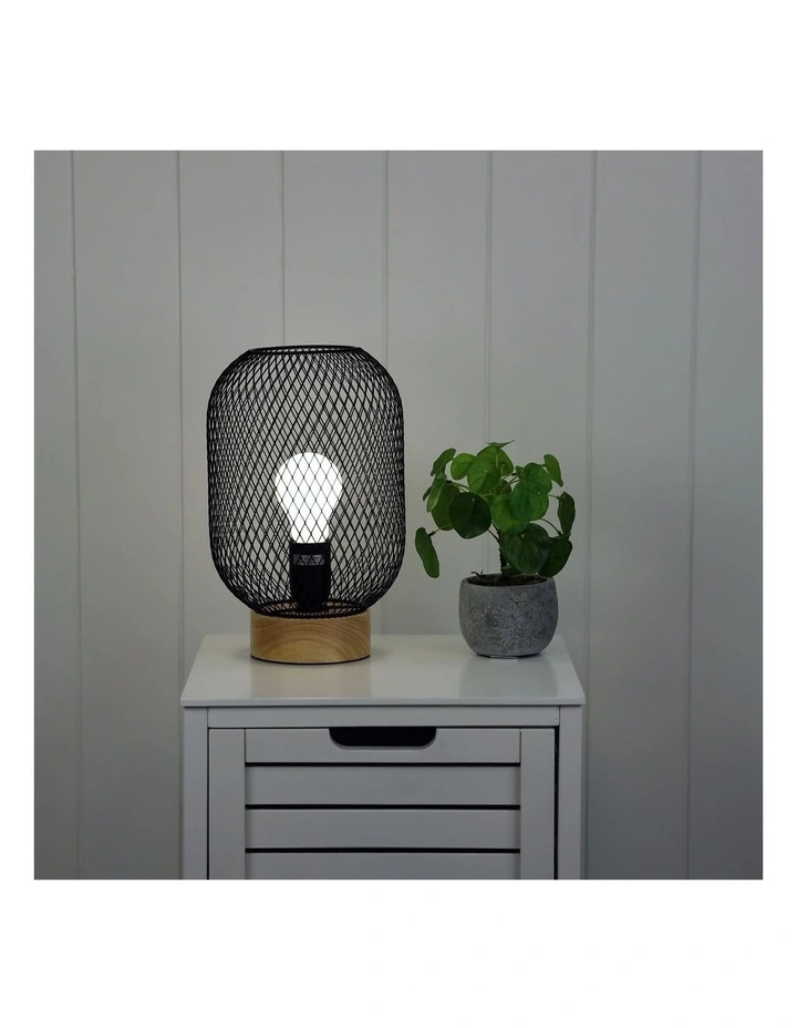 Tilda Mesh Table Lamp Black 4 Tilda Mesh Table Lamp Black - Image 2