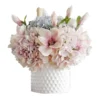 Artificial Pink Hydrangea Magnolia Floral Arrangement 1 Artificial Pink Hydrangea Magnolia Floral Arrangement -Furniture Series Store 914199760 1 720x928