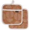 Splice Pack Of 2 Pot Holder In Ginger -Furniture Series Store 918758080 1 720x928