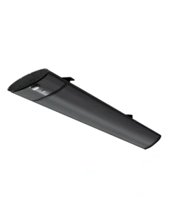 Electric 2400W Infrared Radiant Strip Heater Black RHP-E76RC-2400-BK