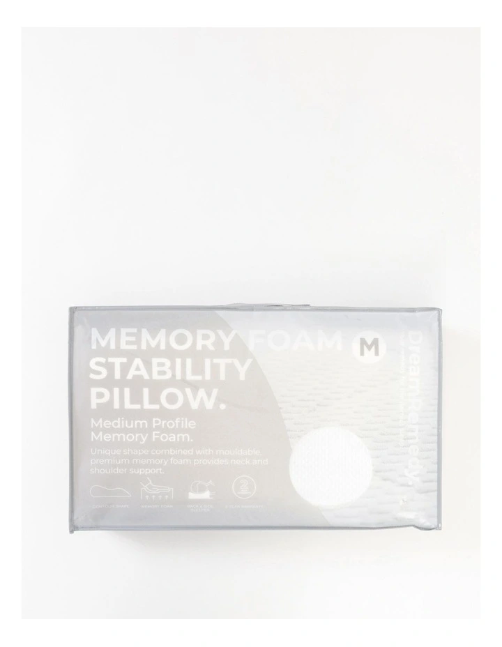 Memory Foam Contour Pillow In White 3 Memory Foam Contour Pillow In White