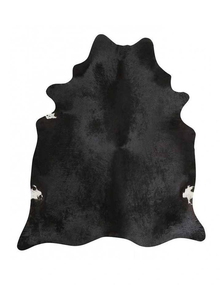 Exquisite Natural Cow Hide Black Rug 3 Exquisite Natural Cow Hide Black Rug