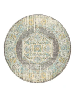 Century 944 Grey Round Rug