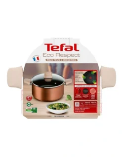 Tefal Eco Respect Induction Non-Stick Stewpot 24cm Lid In Bronze -Furniture Series Store 928709560 6 1 720x928