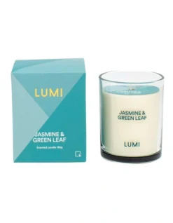 Lumi 198g Jasmine & Green Leaf Candle