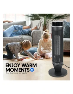 Electric Portable Remote Control Heater Black HEA-PCT-167L-BK -Furniture Series Store 931839580 3 720x928