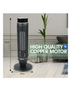 Electric Portable Remote Control Heater Black HEA-PCT-167L-BK -Furniture Series Store 931839580 6 720x928