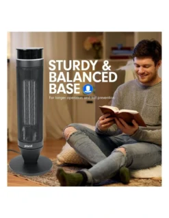 Electric Portable Remote Control Heater Black HEA-PCT-167L-BK -Furniture Series Store 931839580 7 720x928