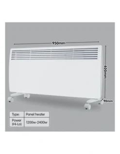 Levante 2400W Electric Panel Heater Wifi Thermostat Castors NDM-24WT -Furniture Series Store 931839850 5 720x928