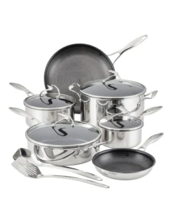 SteelShield C-Series Nonstick 10 Piece Set With Bonus Tools In Stainless Steel