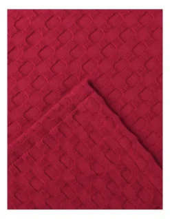 Heritage Turkish Cotton Waffle Blanket In Rust -Furniture Series Store 934161400 934162660 3 720x928