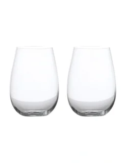 Maxwell & Williams Calia Stemless Wine Glass 500ml Set Of 2 Gift Boxed