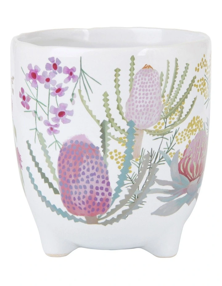 Maxwell & Williams Royal Botanic Gardens Native Blooms Plant Pot 10cm In Multi 3 Maxwell & Williams Royal Botanic Gardens Native Blooms Plant Pot 10cm In Multi
