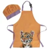 Maxwell & Williams Marini Ferlazzo Wild Planet Kids Apron & Hat Set Tiger In Yellow -Furniture Series Store 934403140 1 720x928