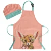Maxwell & Williams Marini Ferlazzo Wild Planet Kids Apron & Hat Set Fennec Fox In Pink 1 Maxwell & Williams Marini Ferlazzo Wild Planet Kids Apron & Hat Set Fennec Fox In Pink -Furniture Series Store 934403410 1 720x928
