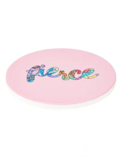 Maxwell & Williams Kasey Rainbow Be Fierce Ceramic Coaster 10cm Fierce In Pink -Furniture Series Store 934404040 2 720x928