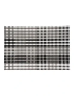 Maxwell & Williams Table Accents Placemat 45x30cm In Light Grey Check