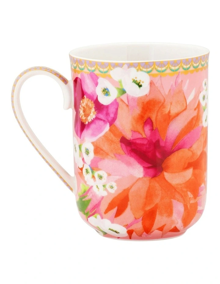 Maxwell & Williams Teas & C's Dahlia Daze Lidded Mug 340ml Gift Boxed In Multi 5 Maxwell & Williams Teas & C's Dahlia Daze Lidded Mug 340ml Gift Boxed In Multi - Image 3