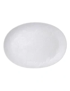 Maxwell & Williams Arc Oval Platter 41x30cm Gift Boxed In White
