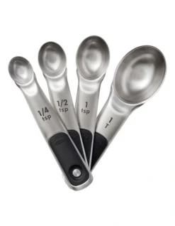 OXO 4 Piece Measuring Spoon Set In Stainless Steel