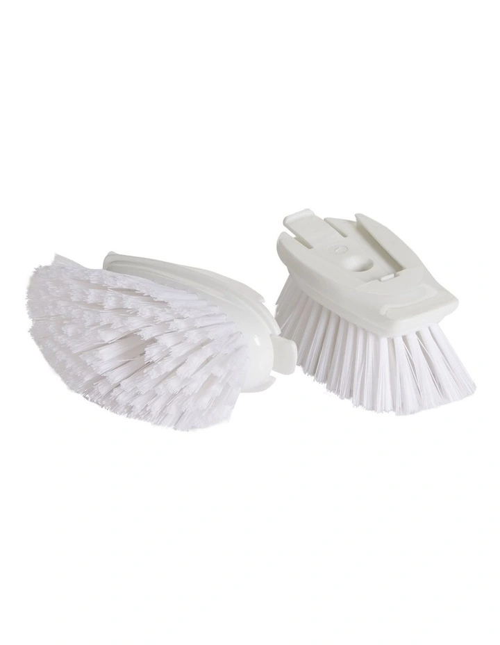 OXO Soap Dispensing Dish Brush Refills 2 Pack In White 5 OXO Soap Dispensing Dish Brush Refills 2 Pack In White - Image 3